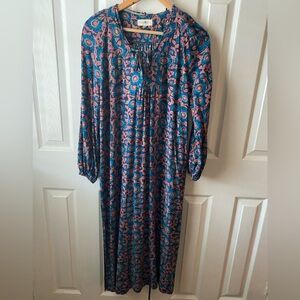 Natural Life Women's Maxi Dress - Blue and Pink